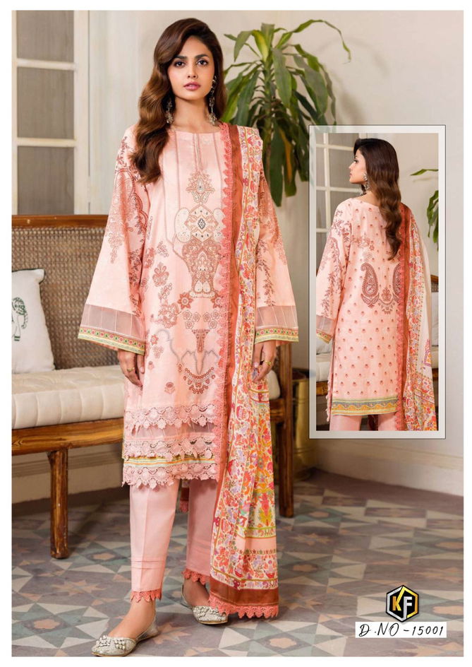 Charizma Vol 15 By Keval Printed Cotton Pakistani Dress Material Orders In India
